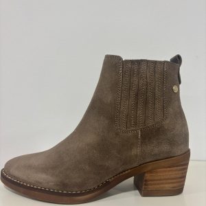 Botín señora color topo