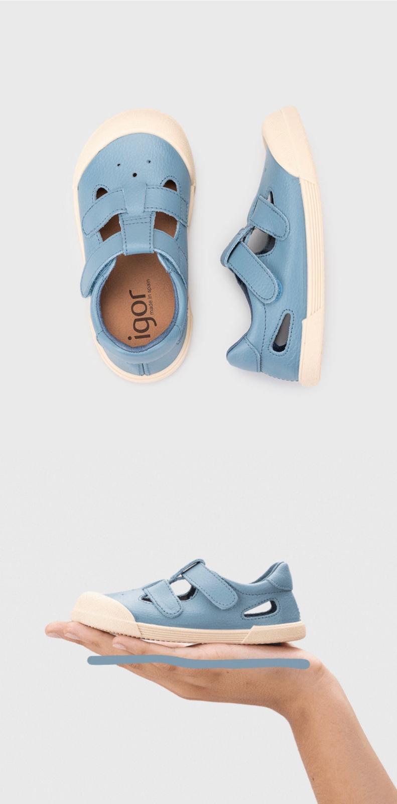 sandalias igor piel